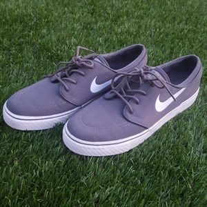 Gray Nike shoes